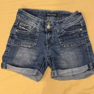 Denim shorts